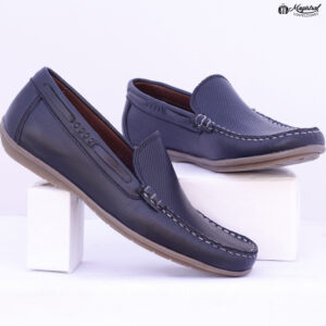 Mocasín de Cuero Negro