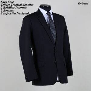 Saco Solo Tropical Japones Negro.