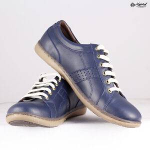 Calzado de Cuero Azul